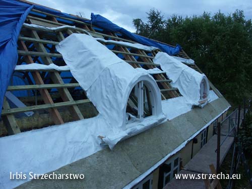 The safety of thatch requires the construction protection in the Sepatec system. Windows require special care in this area