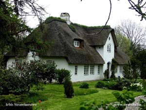 thatch on a residential building on the island of Sylt