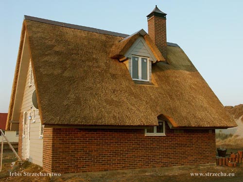 Irbis thatch on a weekend house - Denmark