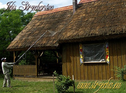Protection of the thatch against ignition - impregnation