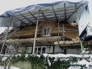 Thatch from the straw during the winter - Wildshire